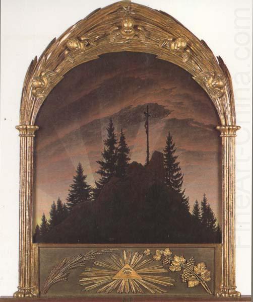 The Cross in the Mountains (mk45), Caspar David Friedrich